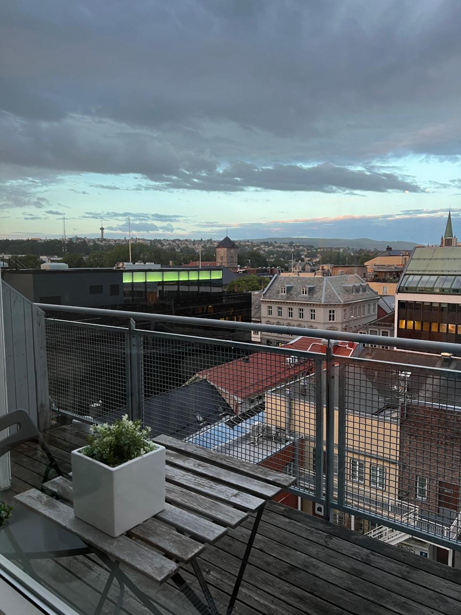 Penthouse In Trondheim City Centre Daire Dış mekan fotoğraf