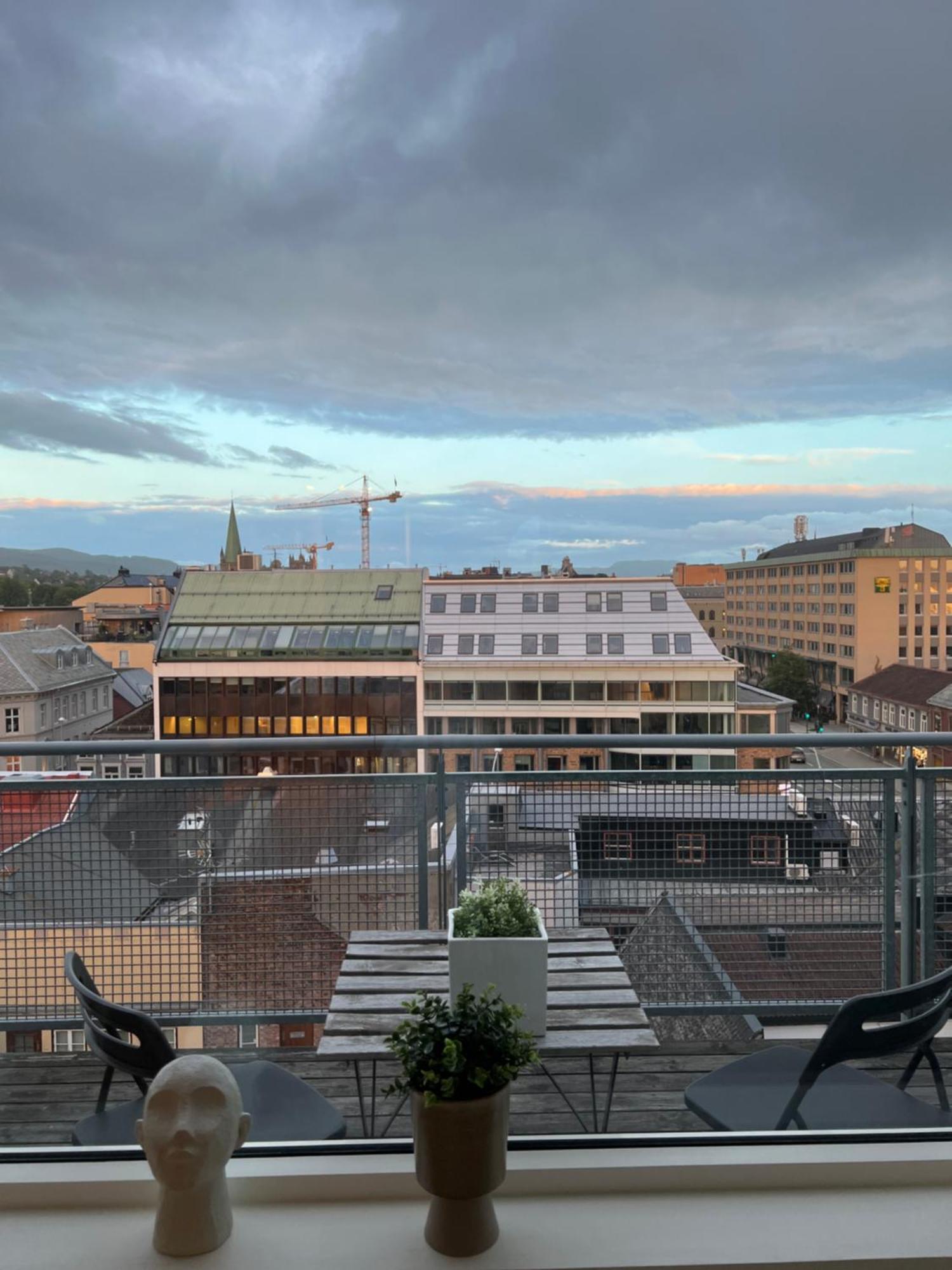 Penthouse In Trondheim City Centre Daire Dış mekan fotoğraf